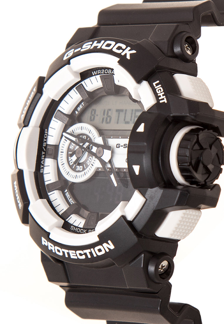 Casio G-shock GA-400-1A Digital Analog Rubber Strap Watch For Men-Watch Portal Philippines