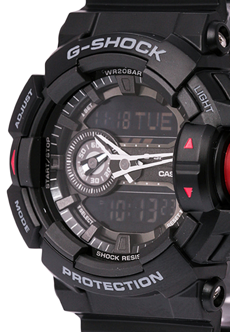 Casio G-shock GA-400-1B Digital Analog Rubber Strap Watch For Men-Watch Portal Philippines