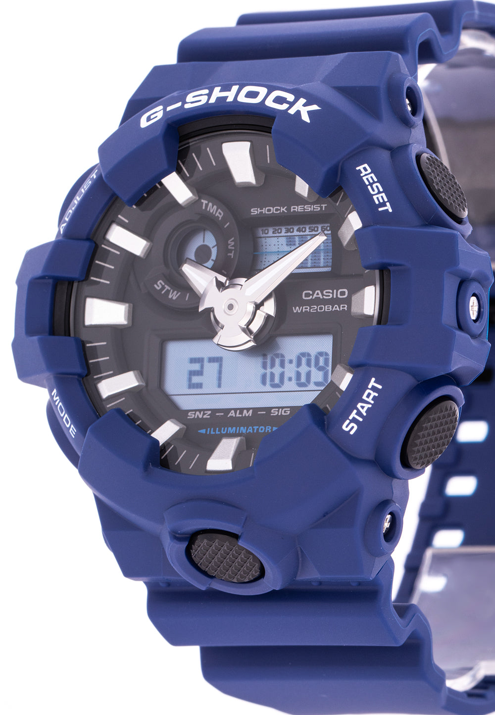 Casio G-shock GA-700-2A Digital Analog Rubber Strap Watch For Men-Watch Portal Philippines