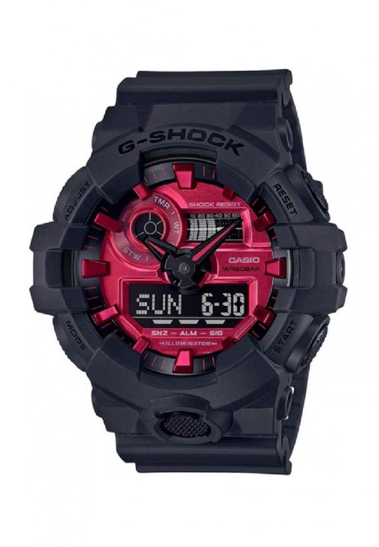 Casio G-shock GA-700AR-1A Digital Analog Rubber Strap Watch For Men-Watch Portal Philippines