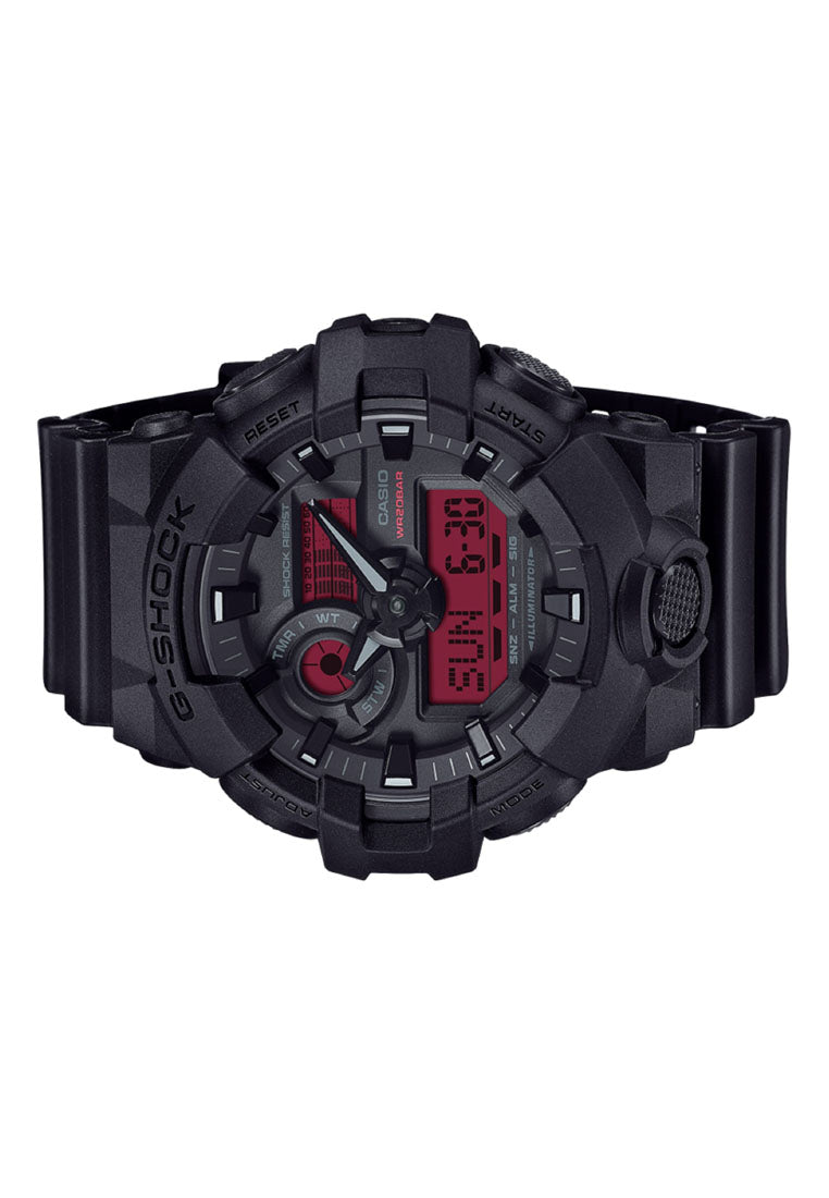 Casio G-shock GA-700BBR-1A Digital Analog Rubber Strap Watch For Men-Watch Portal Philippines