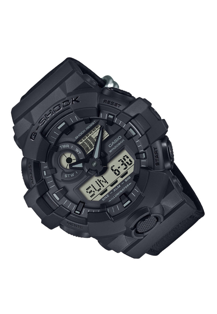 Casio G-shock GA-700BCE-1A Digital Analog Nylon Strap Watch For Men-Watch Portal Philippines