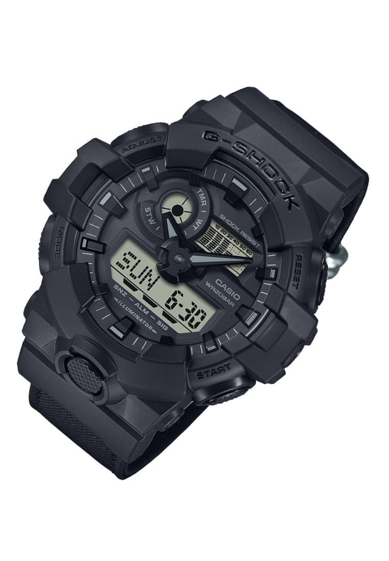 Casio G-shock GA-700BCE-1A Digital Analog Nylon Strap Watch For Men-Watch Portal Philippines