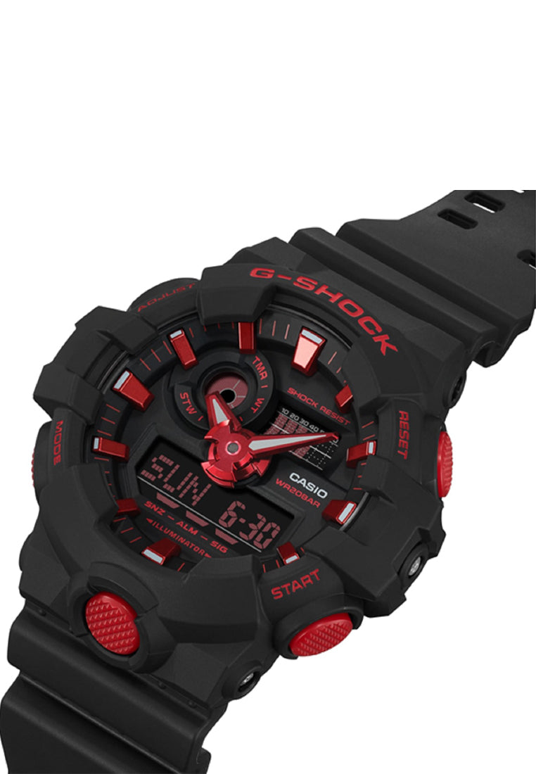 Casio G-shock GA-700BNR-1A Digital Analog Rubber Strap Watch For Men-Watch Portal Philippines