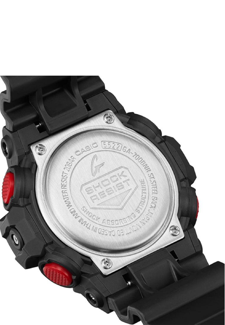 Casio G-shock GA-700BNR-1A Digital Analog Rubber Strap Watch For Men-Watch Portal Philippines