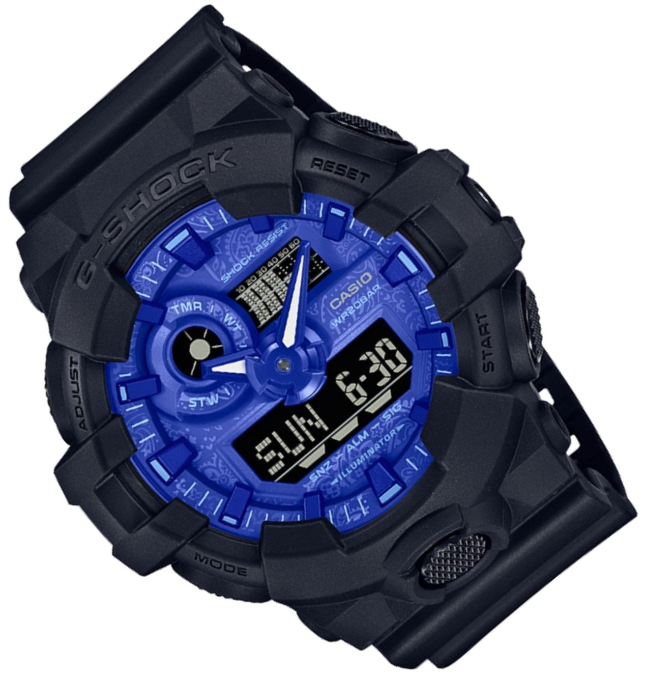 Casio G-shock GA-700BP-1A Digital Analog Rubber Strap Watch For Men-Watch Portal Philippines