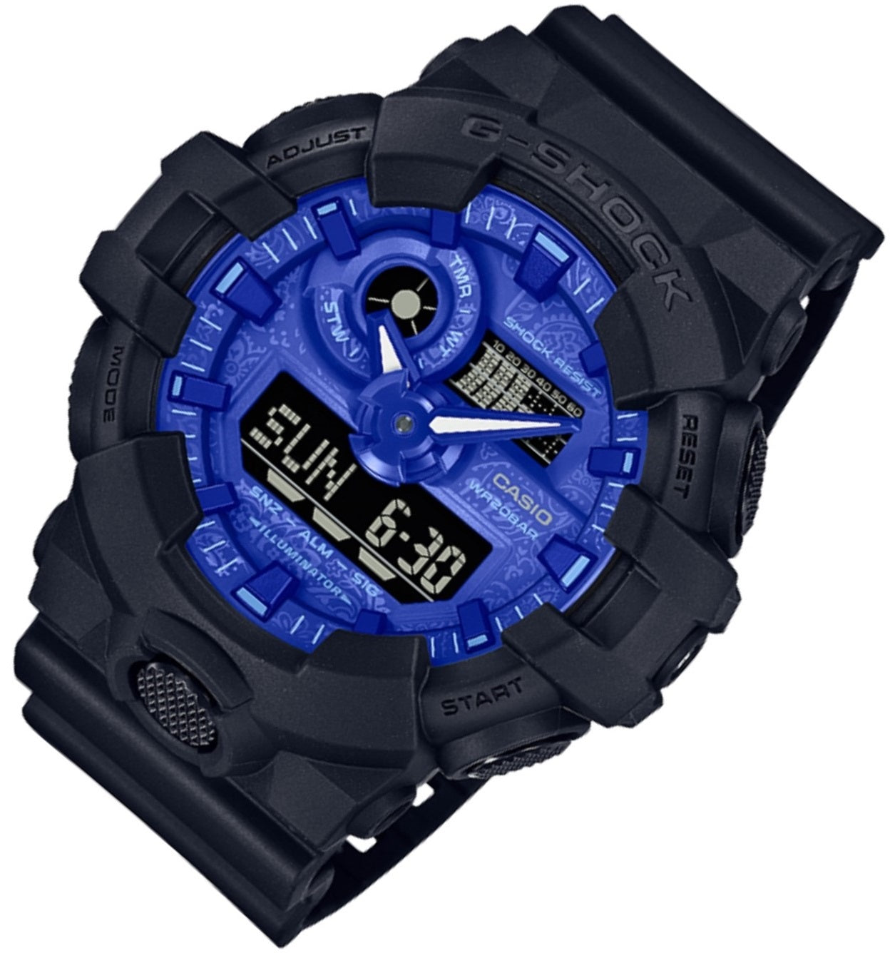 Casio G-shock GA-700BP-1A Digital Analog Rubber Strap Watch For Men-Watch Portal Philippines