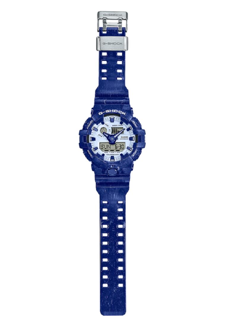 Casio G-shock GA-700BWP-2A Digital Analog Rubber Strap Watch For Men-Watch Portal Philippines