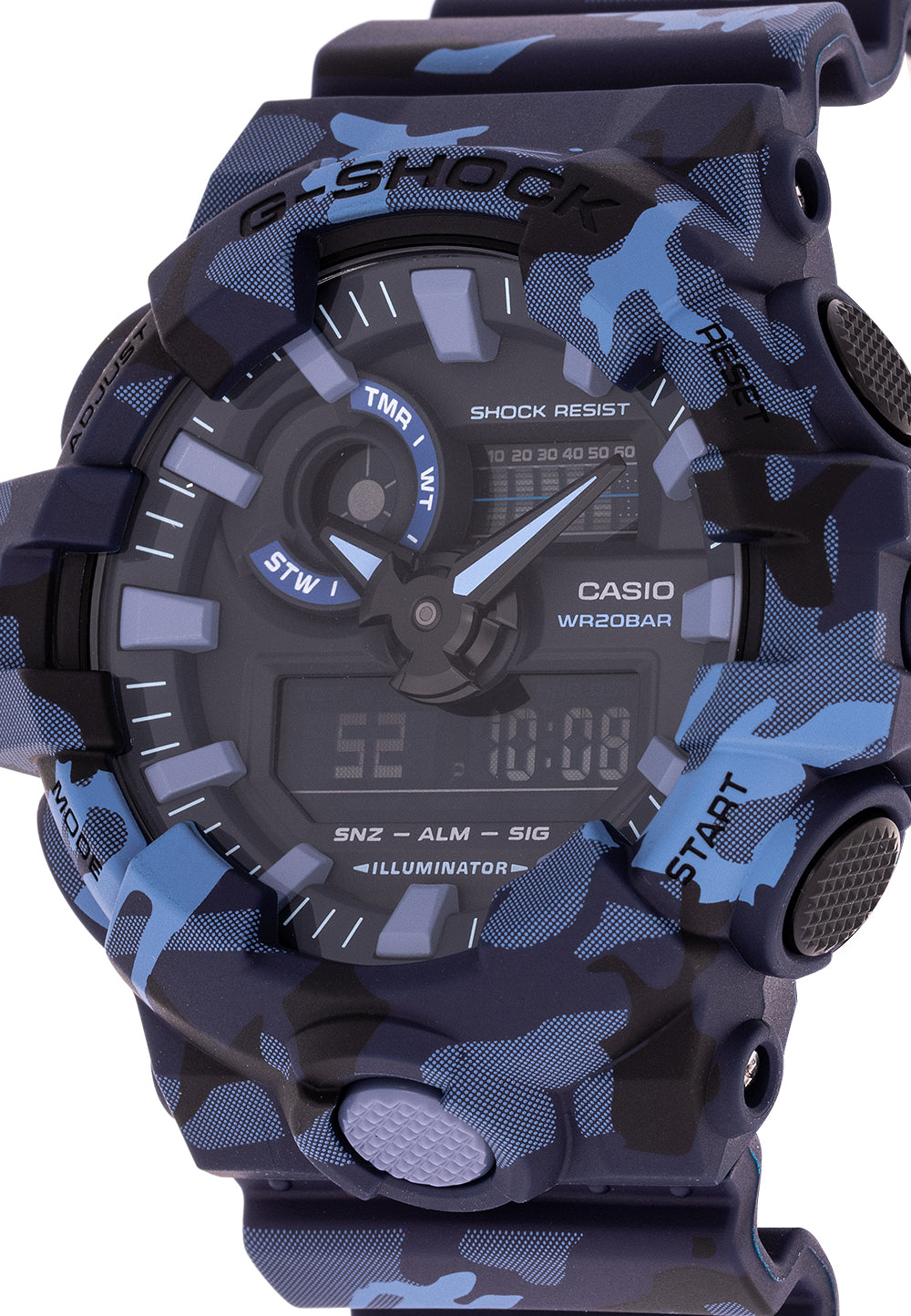 Casio G-shock GA-700CM-2A Digital Analog Rubber Strap Watch For Men-Watch Portal Philippines
