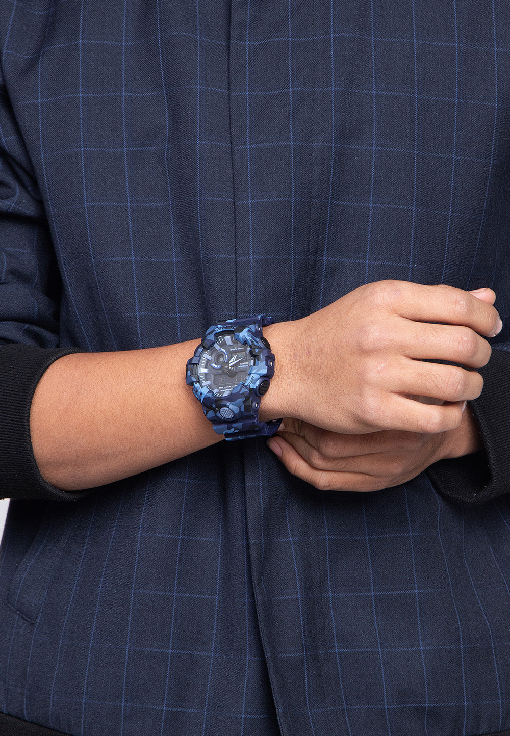 Casio G-shock GA-700CM-2A Digital Analog Rubber Strap Watch For Men-Watch Portal Philippines