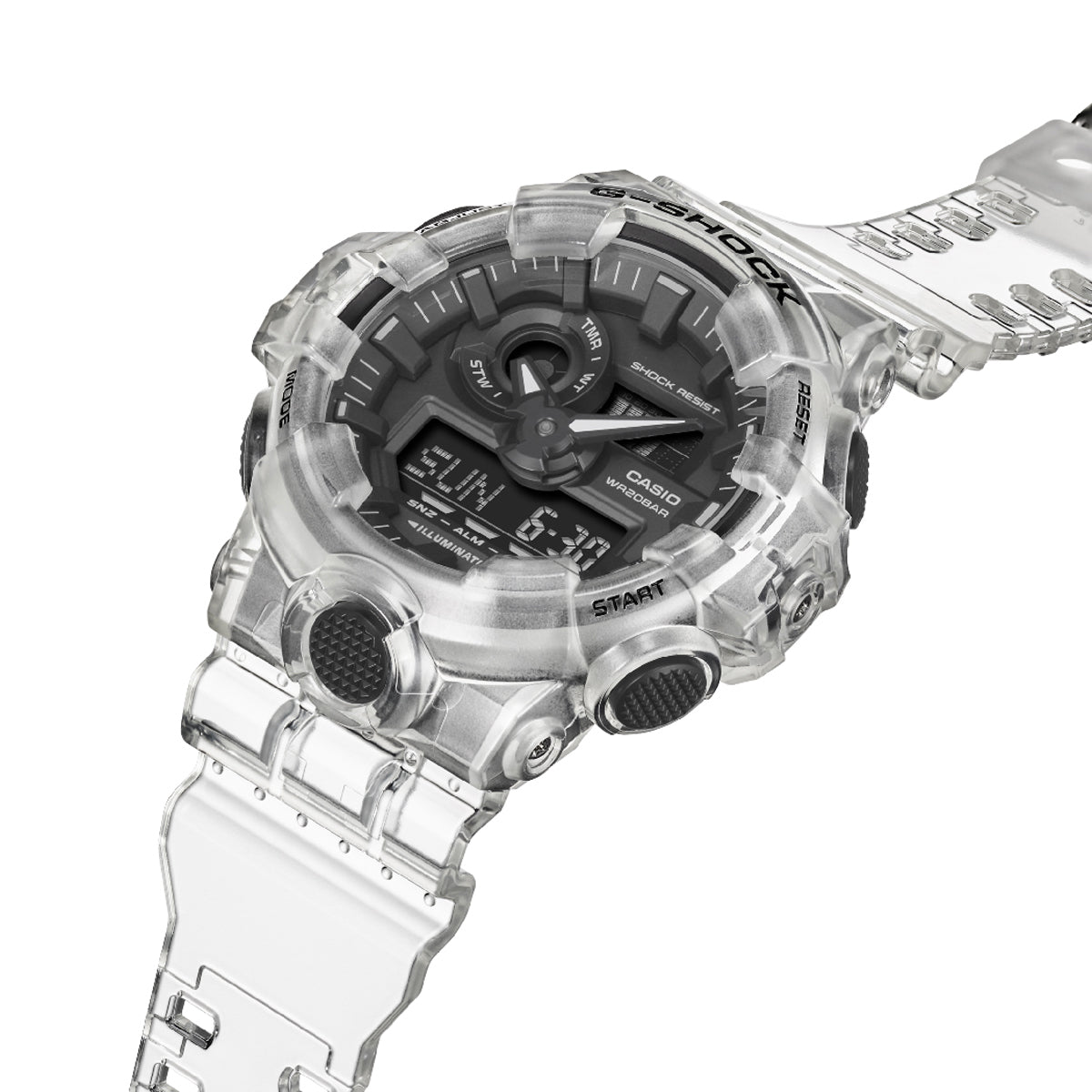 Casio G-shock GA-700SKE-7A Digital Analog Rubber Strap Watch For Men-Watch Portal Philippines