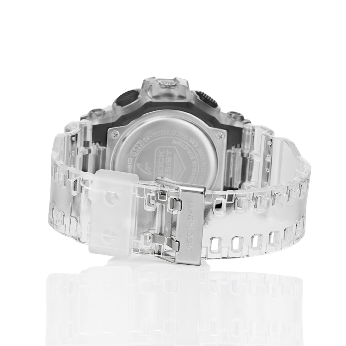 Casio G-shock GA-700SKE-7A Digital Analog Rubber Strap Watch For Men-Watch Portal Philippines