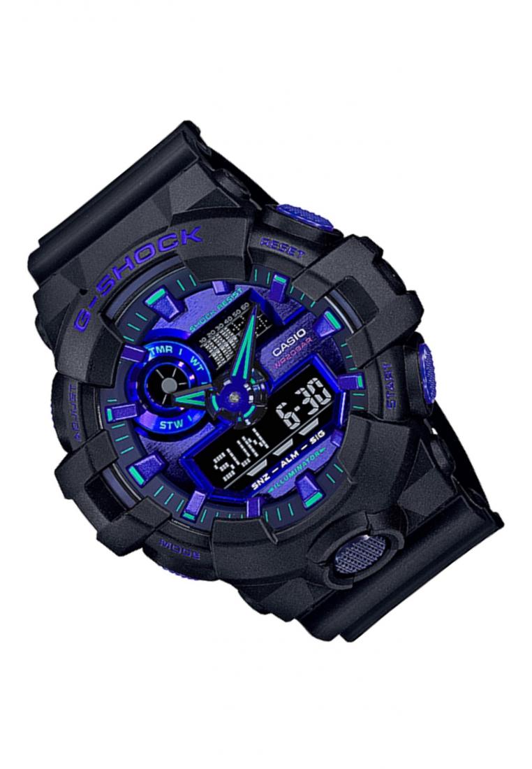 Casio G-shock GA-700VB-1A Digital Analog Rubber Strap Watch For Men-Watch Portal Philippines