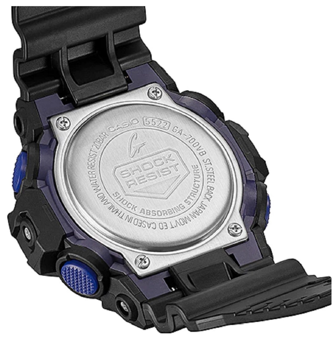 Casio G-shock GA-700VB-1A Digital Analog Rubber Strap Watch For Men-Watch Portal Philippines
