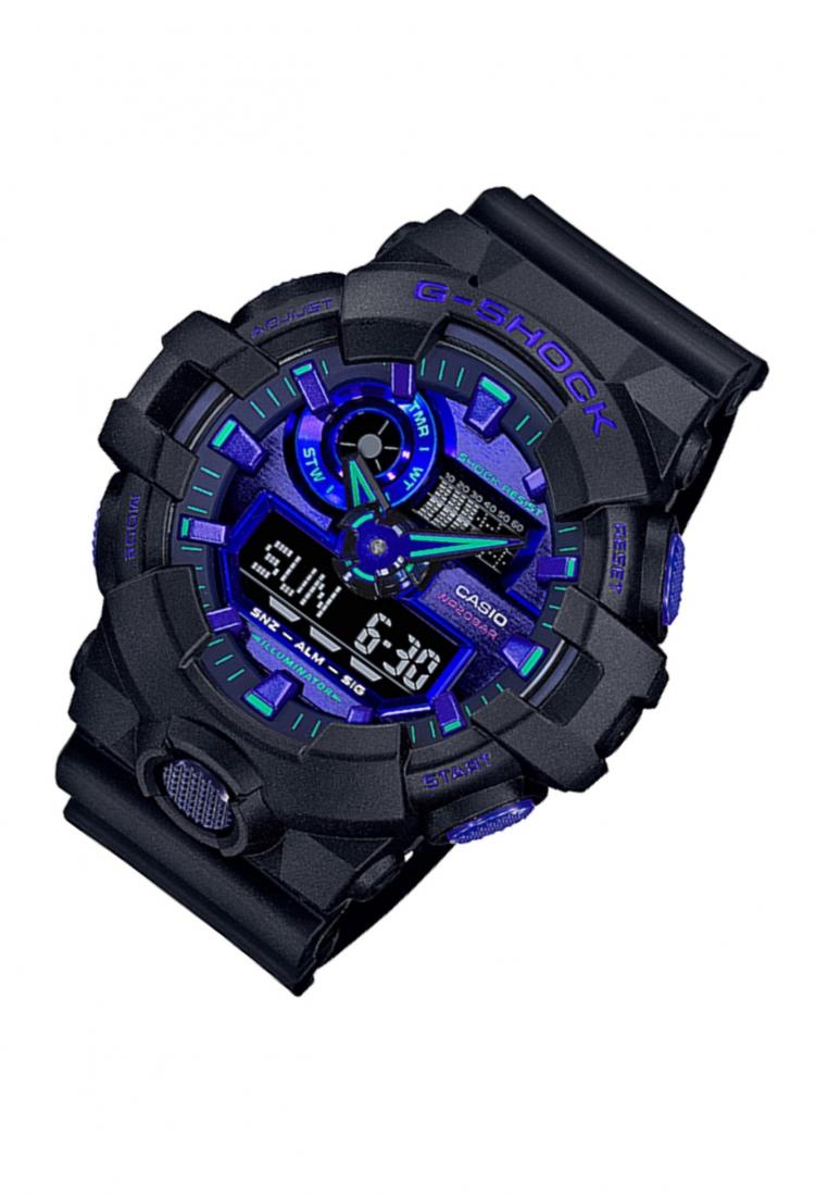 Casio G-shock GA-700VB-1A Digital Analog Rubber Strap Watch For Men-Watch Portal Philippines