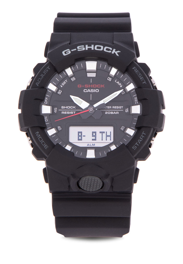 Casio G-shock GA-800-1A Digital Analog Rubber Strap Watch For Men-Watch Portal Philippines