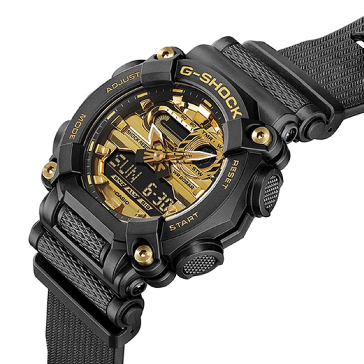 Casio G-shock GA-900AG-1ADR Digital Analog Rubber Strap Watch For Men-Watch Portal Philippines
