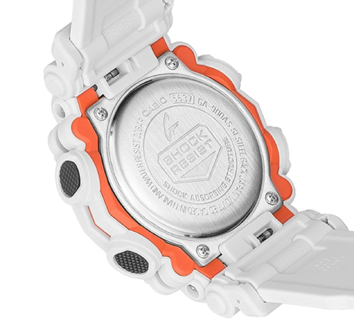 Casio G-shock GA-900AS-7ADR Digital Analog Rubber Strap Watch For Men-Watch Portal Philippines