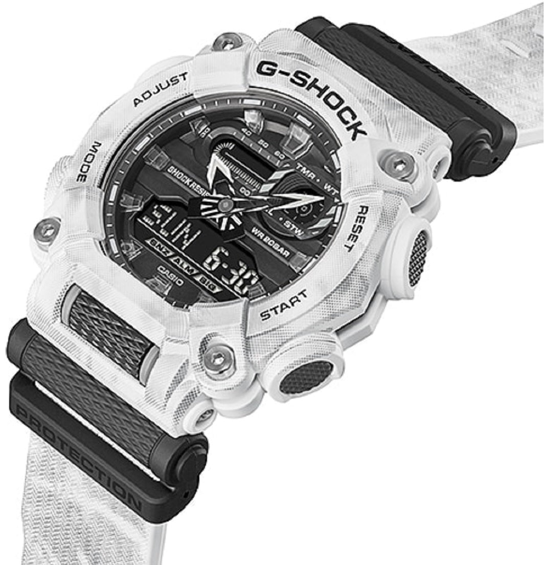Casio G-shock GA-900GC-7A Digital Analog Rubber Strap Watch For Men-Watch Portal Philippines