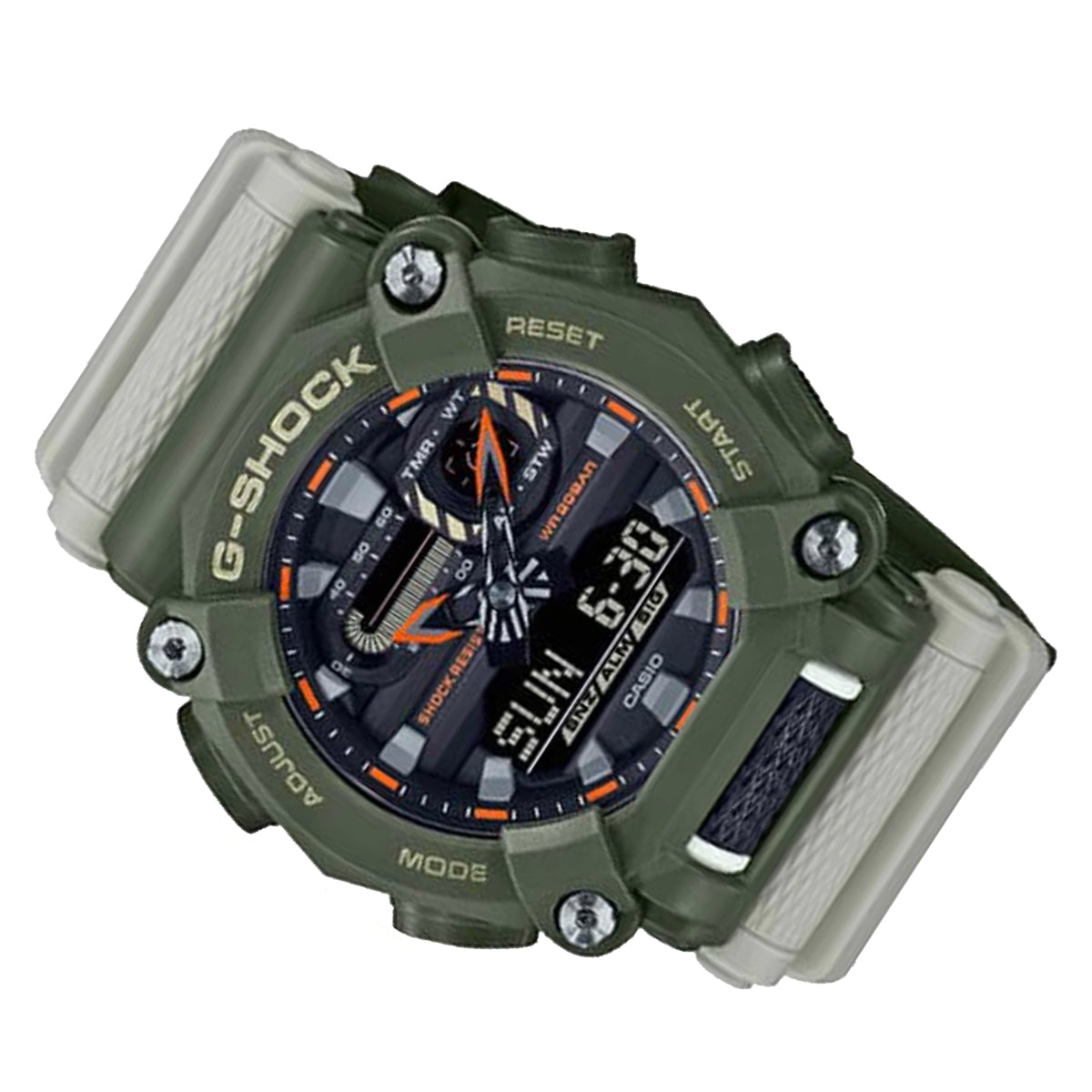 Casio G-shock GA-900HC-3A Digital Analog Rubber Strap Watch For Men-Watch Portal Philippines