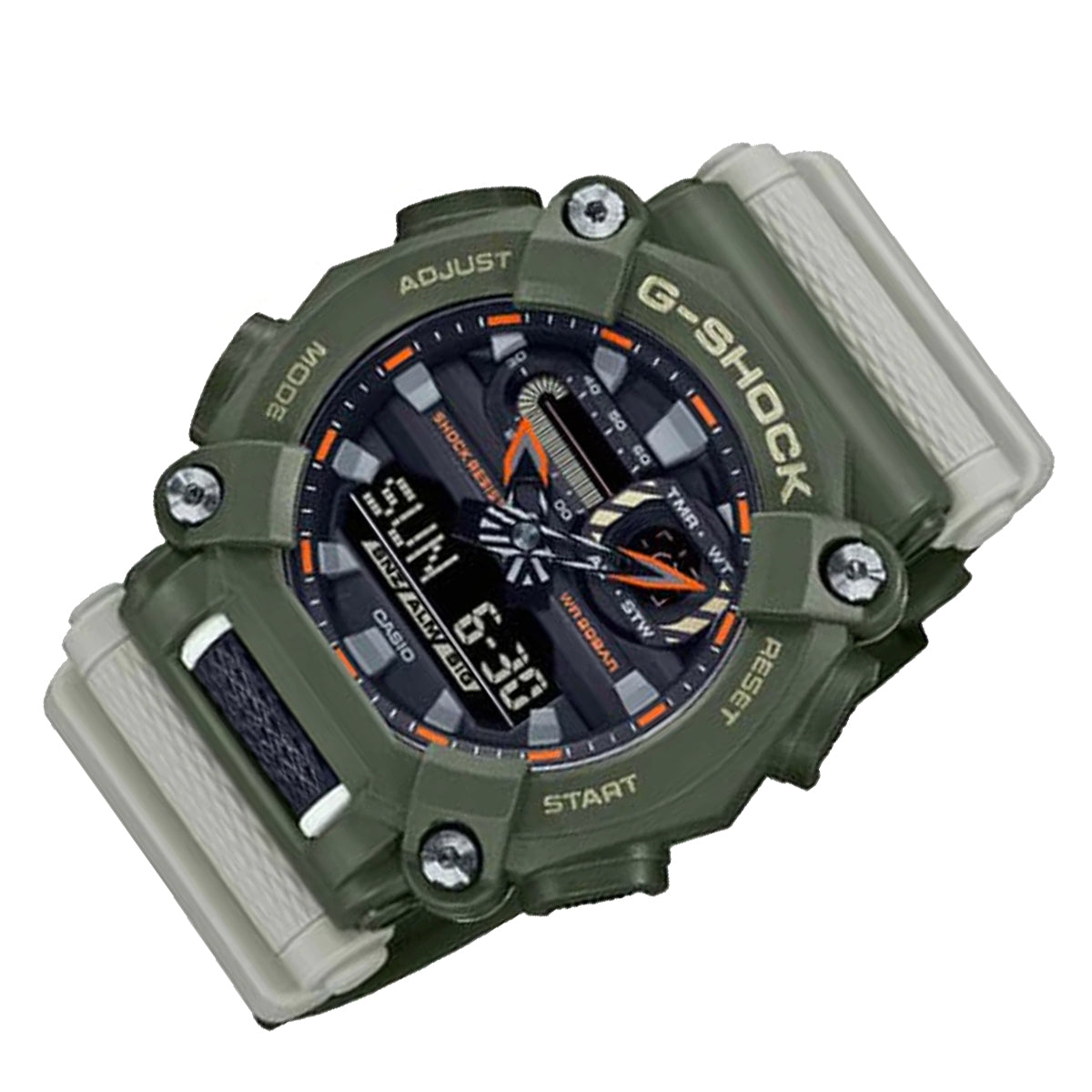 Casio G-shock GA-900HC-3A Digital Analog Rubber Strap Watch For Men-Watch Portal Philippines