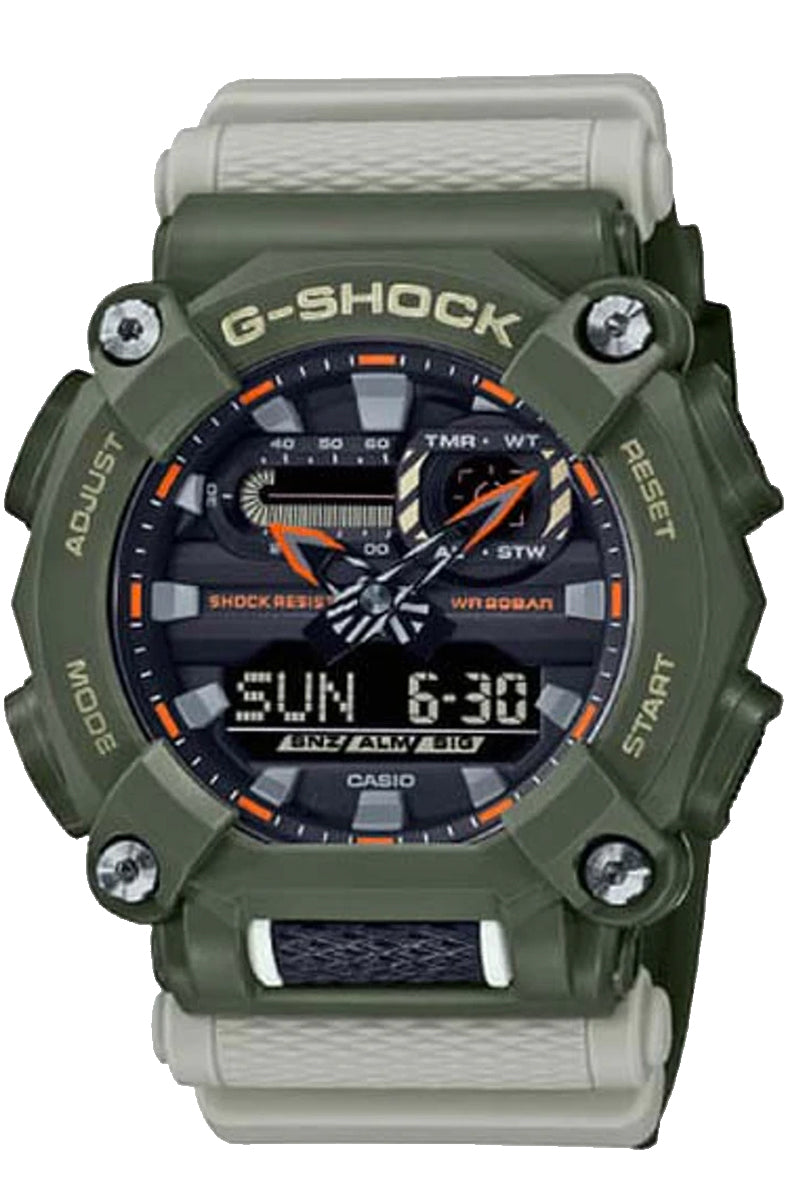 Casio G-shock GA-900HC-3A Digital Analog Rubber Strap Watch For Men-Watch Portal Philippines