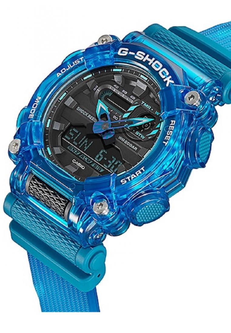 Casio G-shock GA-900SKL-2A Digital Analog Stainless Steel Strap Watch For Men-Watch Portal Philippines