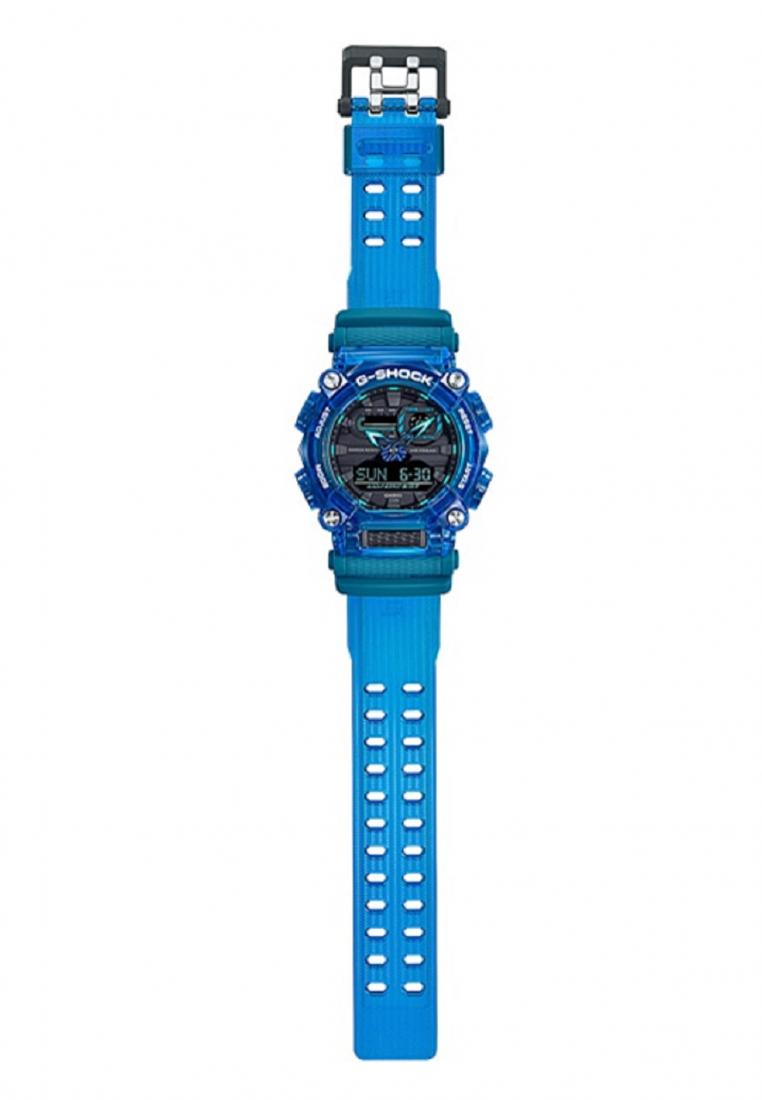 Casio G-shock GA-900SKL-2A Digital Analog Stainless Steel Strap Watch For Men-Watch Portal Philippines