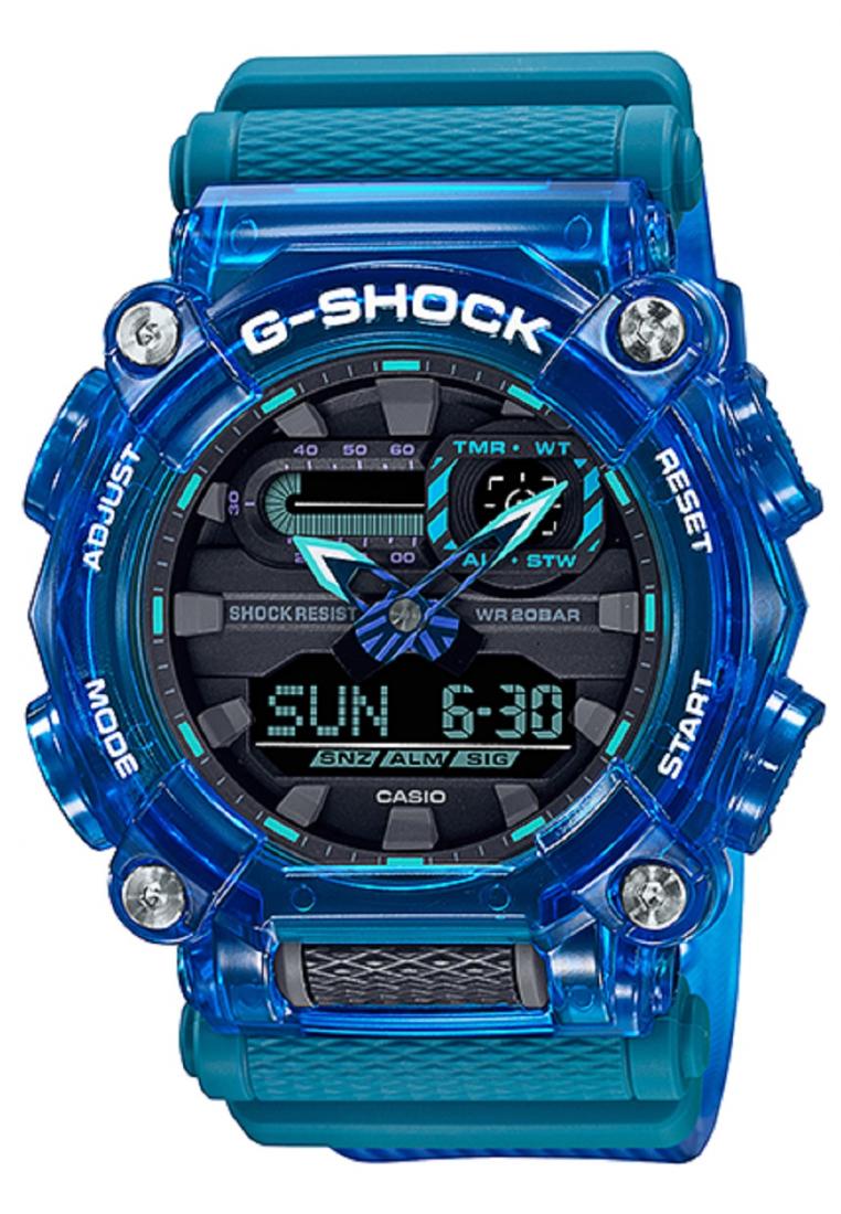 Casio G-shock GA-900SKL-2A Digital Analog Stainless Steel Strap Watch For Men-Watch Portal Philippines