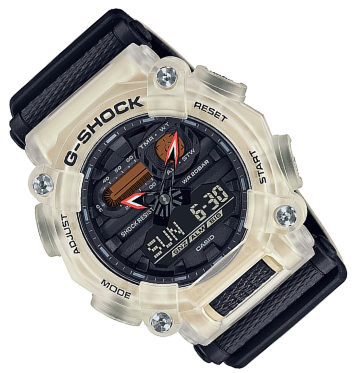 Casio G-shock GA-900TS-4A Digital Analog Rubber Strap Watch For Men-Watch Portal Philippines