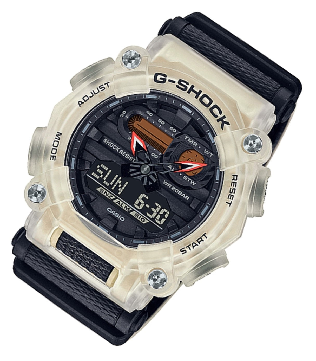 Casio G-shock GA-900TS-4A Digital Analog Rubber Strap Watch For Men-Watch Portal Philippines