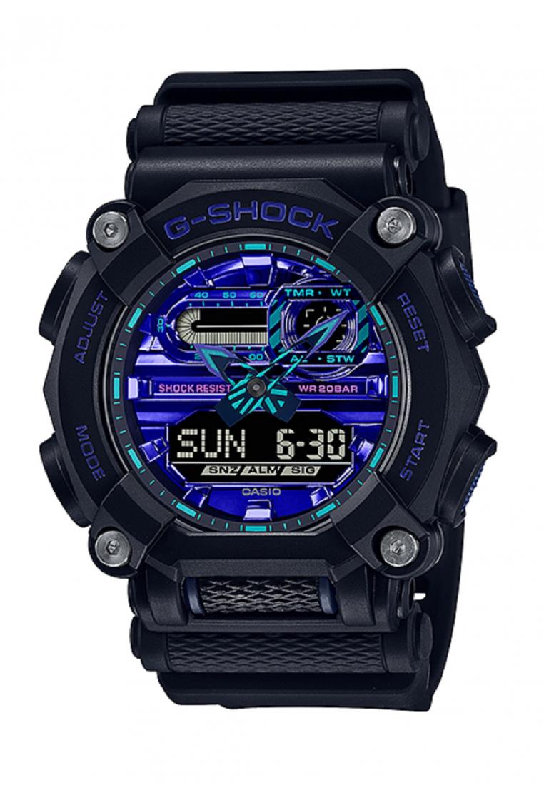 Casio G-shock GA-900VB-1A Digital Analog Rubber Strap Watch For Men-Watch Portal Philippines