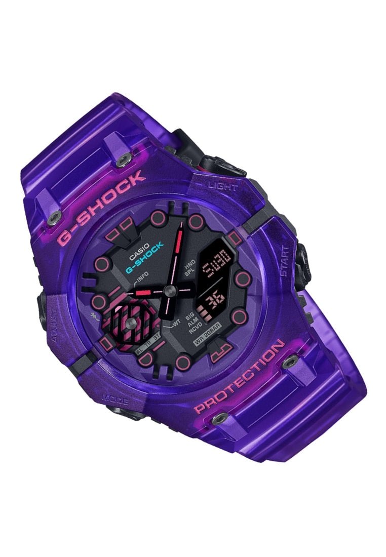 Casio G-shock GA-B001CBRS-6A Digital Analog Rubber Strap Bluetooth Watch For Men-Watch Portal Philippines