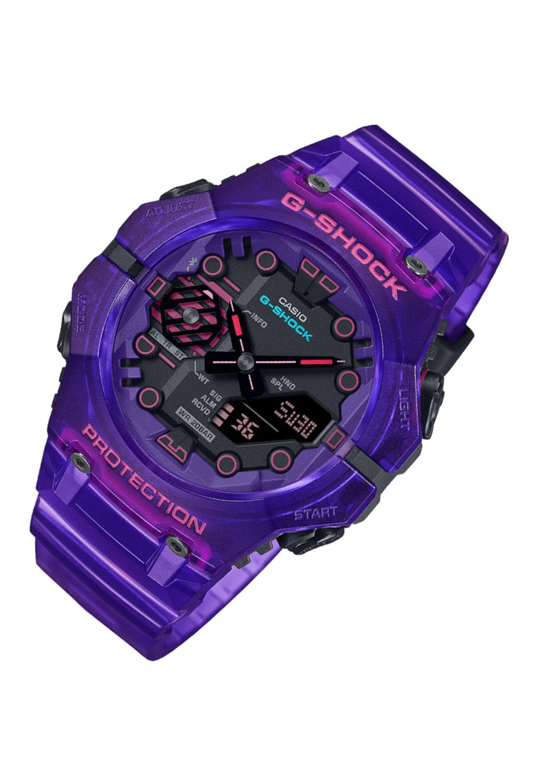 Casio G-shock GA-B001CBRS-6A Digital Analog Rubber Strap Bluetooth Watch For Men-Watch Portal Philippines