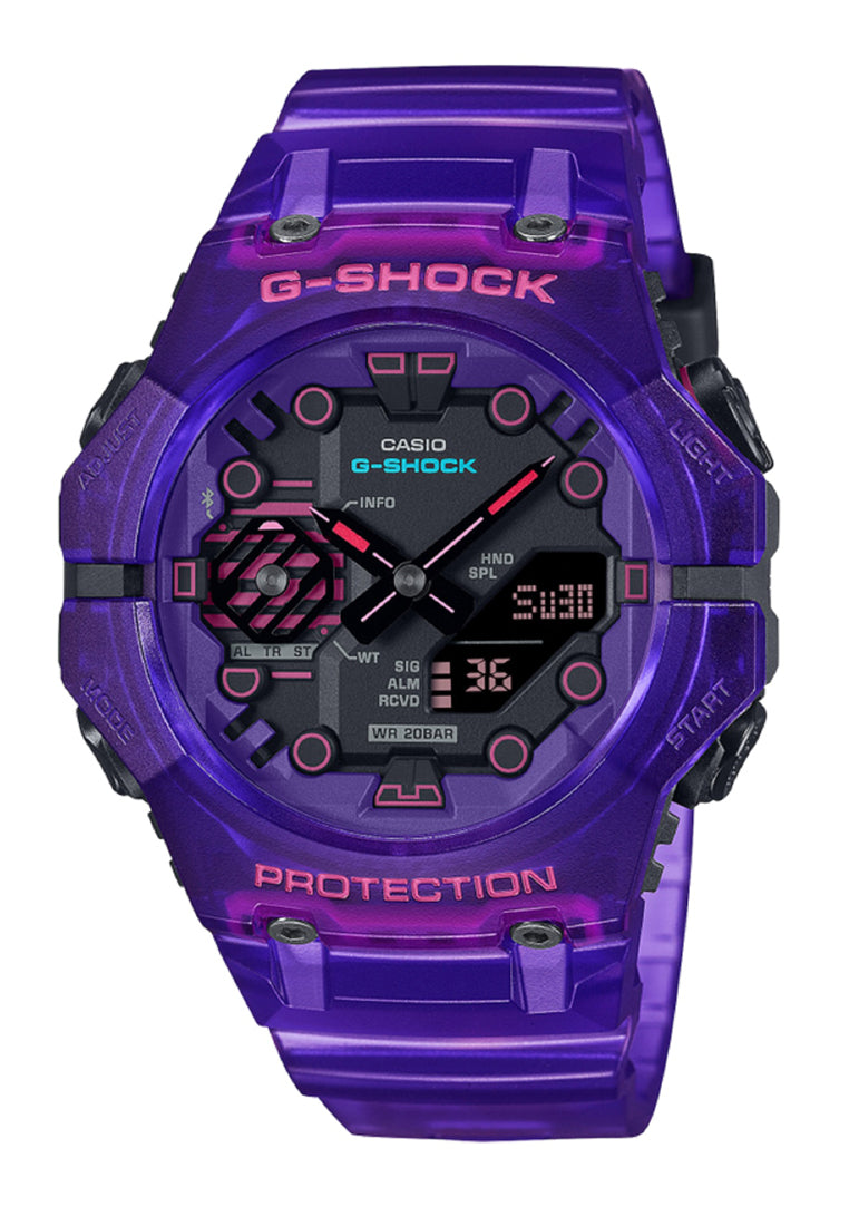 Casio G-shock GA-B001CBRS-6A Digital Analog Rubber Strap Bluetooth Watch For Men-Watch Portal Philippines