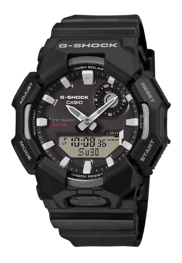 Casio G-shock GA-B010-1ADR Digital Analog Rubber Strap Solar Bluetooth Watch for Men-Watch Portal Philippines