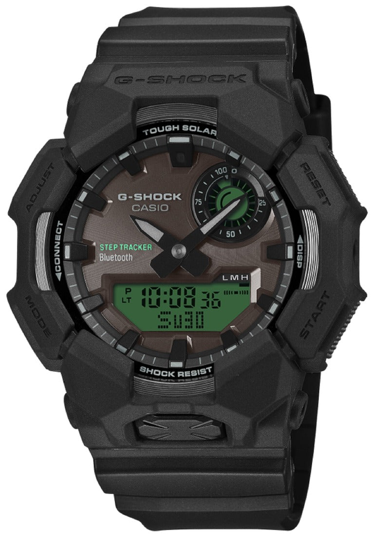 Casio G-shock GA-B010BEG-1ADR Rubber Strap Digital Analog Bluetooth Solar Watch for Men-Watch Portal Philippines