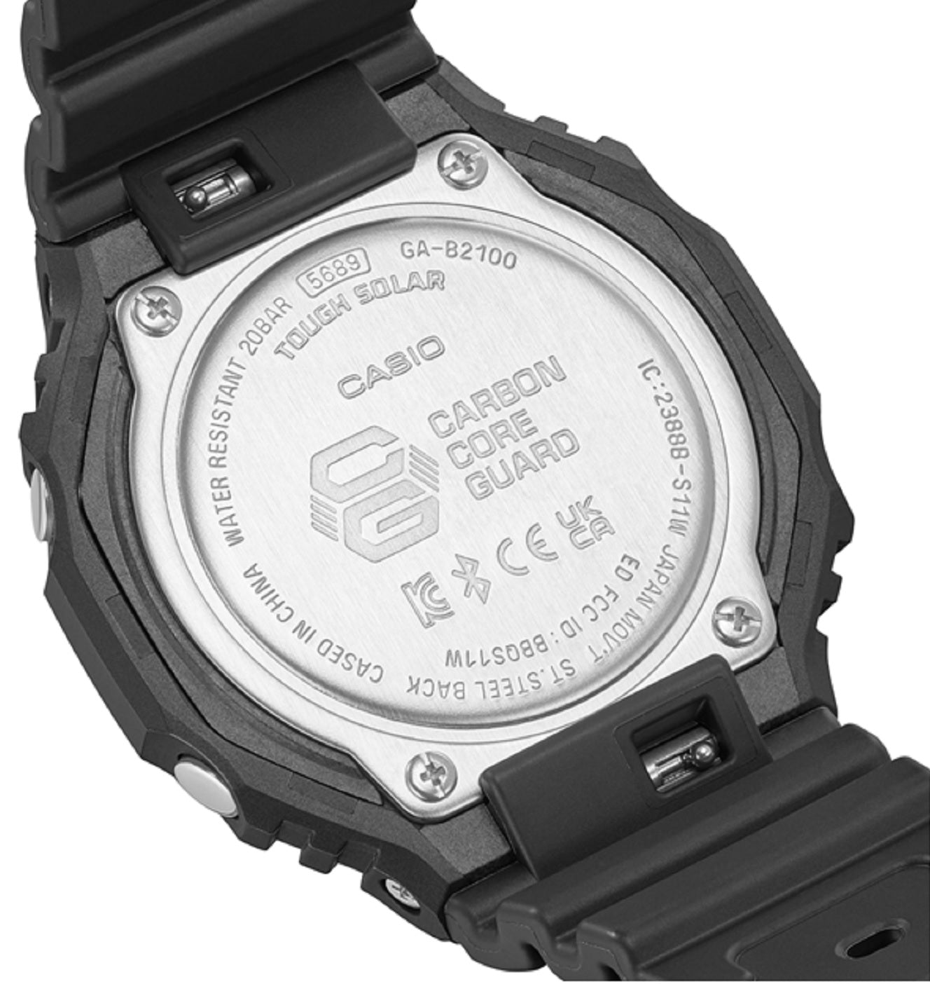 Casio G-shock GA-B2100-1A Digital Analog Rubber Strap Watch For Men-Watch Portal Philippines