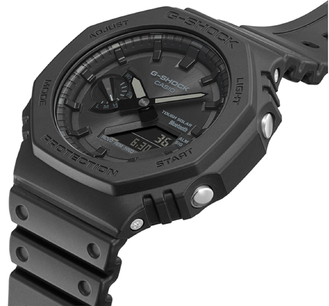 Casio G-shock GA-B2100-1A1 Digital Analog Rubber Strap Watch For Men-Watch Portal Philippines