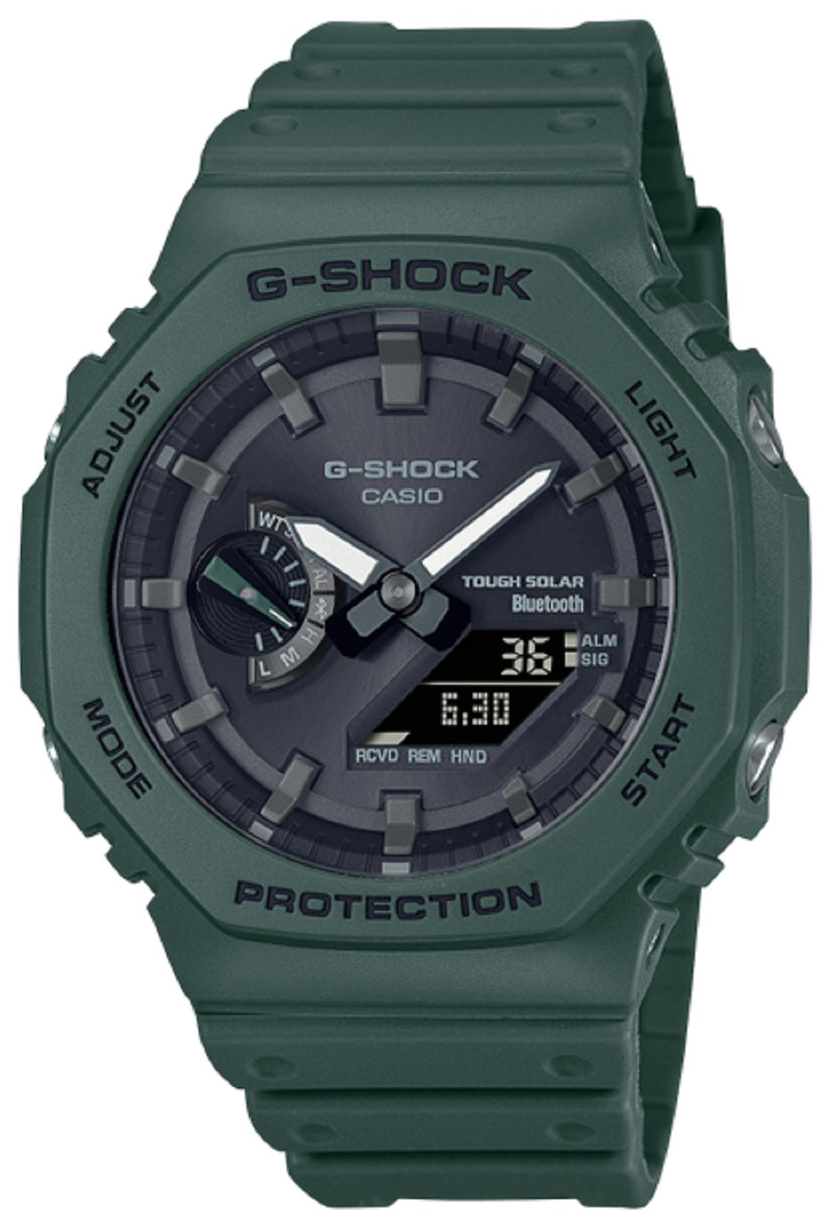 Casio G-shock GA-B2100-3A Digital Analog Rubber Strap Watch For Men-Watch Portal Philippines