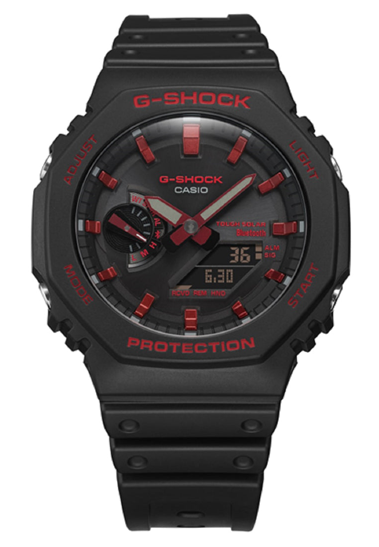 Casio G-shock GA-B2100BNR-1A Digital Analog Rubber Strap Watch For Men-Watch Portal Philippines