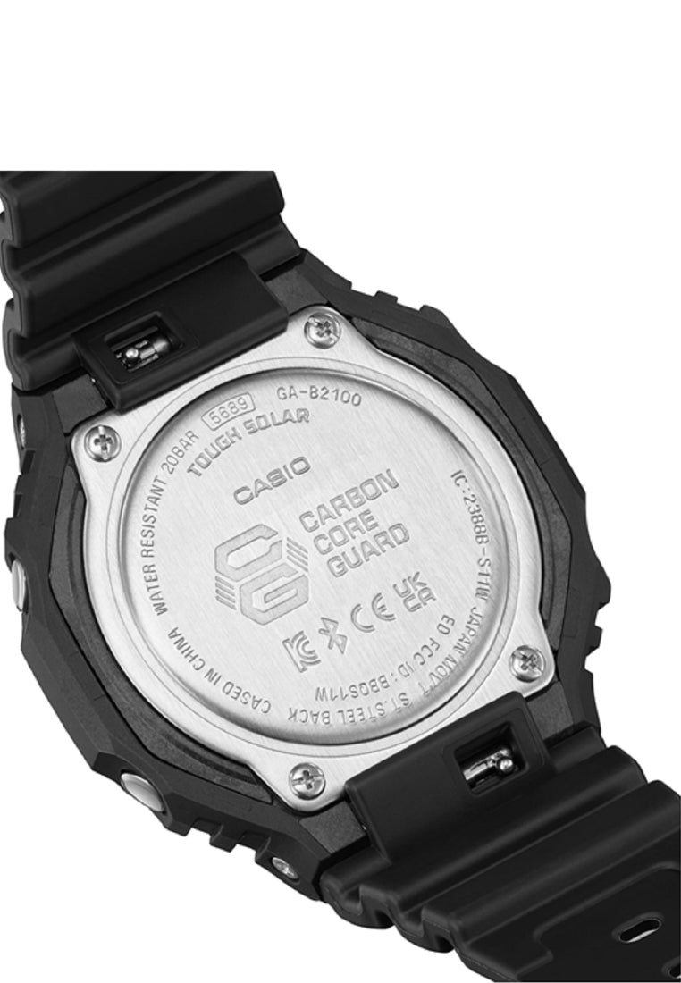 Casio G-shock GA-B2100BNR-1A Digital Analog Rubber Strap Watch For Men-Watch Portal Philippines