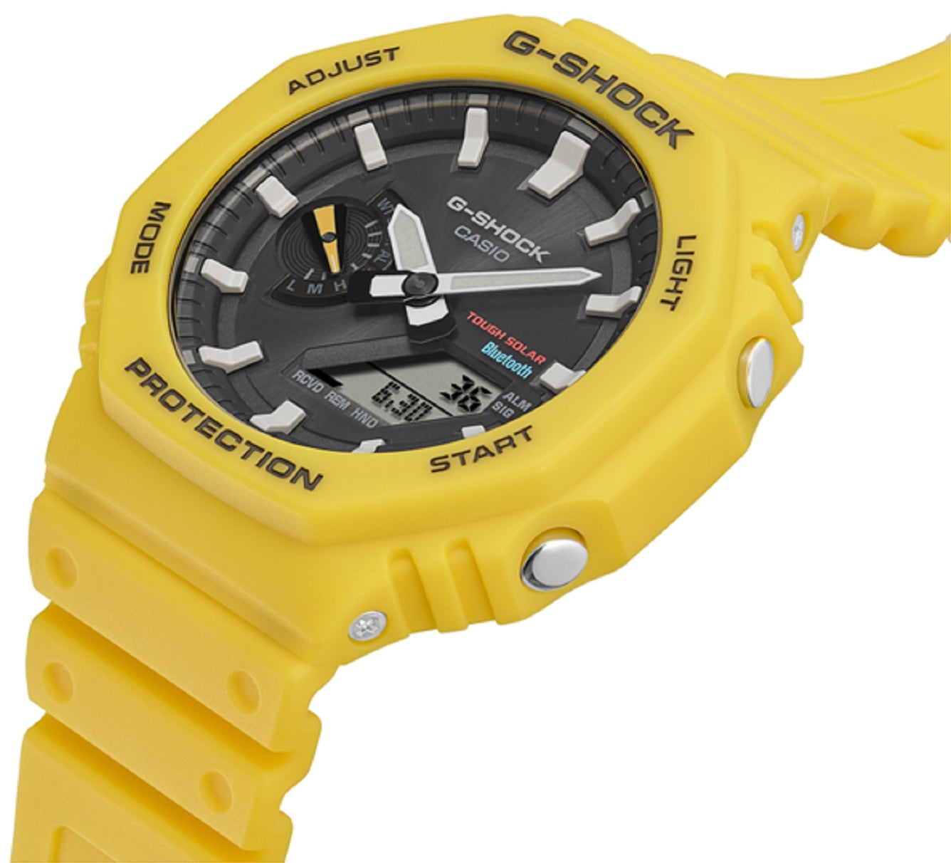 Casio G-shock GA-B2100C-9A Digital Analog Rubber Strap Watch For Men-Watch Portal Philippines