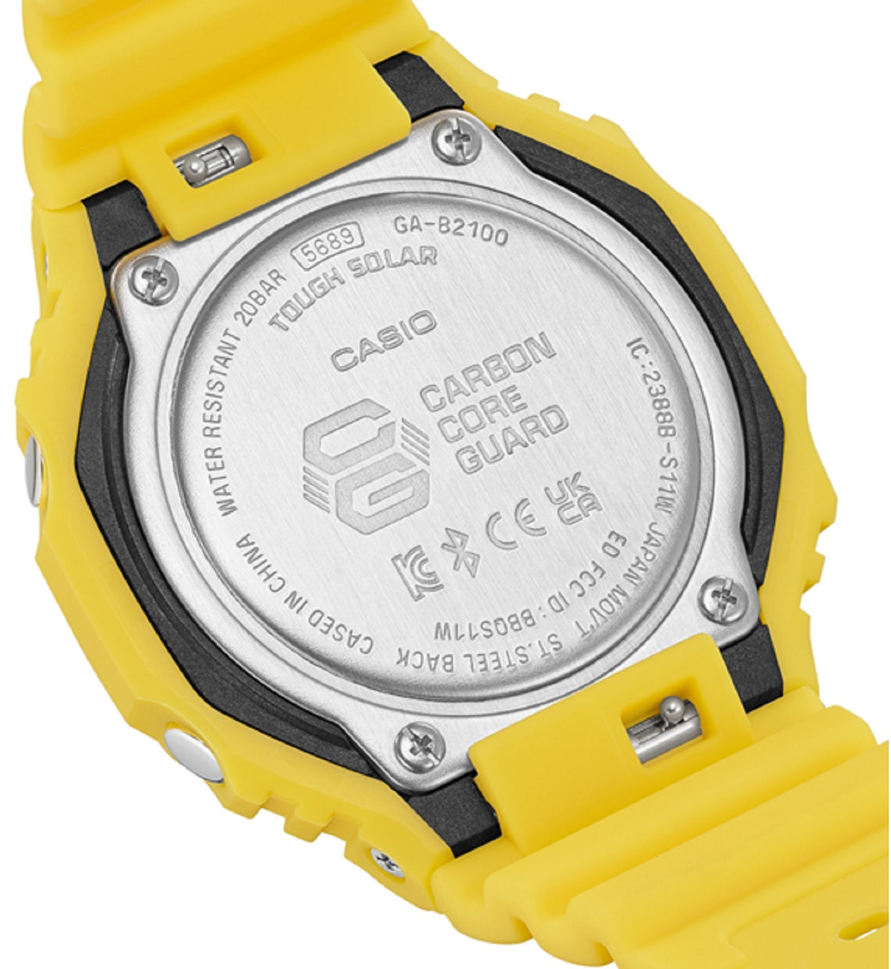 Casio G-shock GA-B2100C-9A Digital Analog Rubber Strap Watch For Men-Watch Portal Philippines
