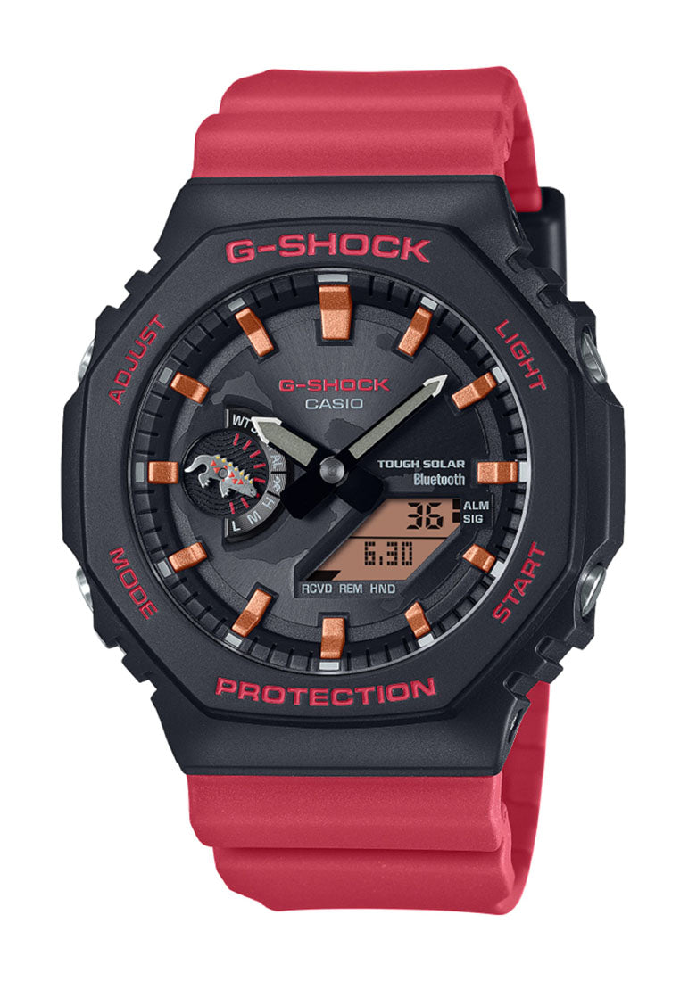 Casio G-shock GA-B2100CD-1A4 Charles Darwin Collab Digital Analog Rubber Strap Solar Watch for Men-Watch Portal Philippines