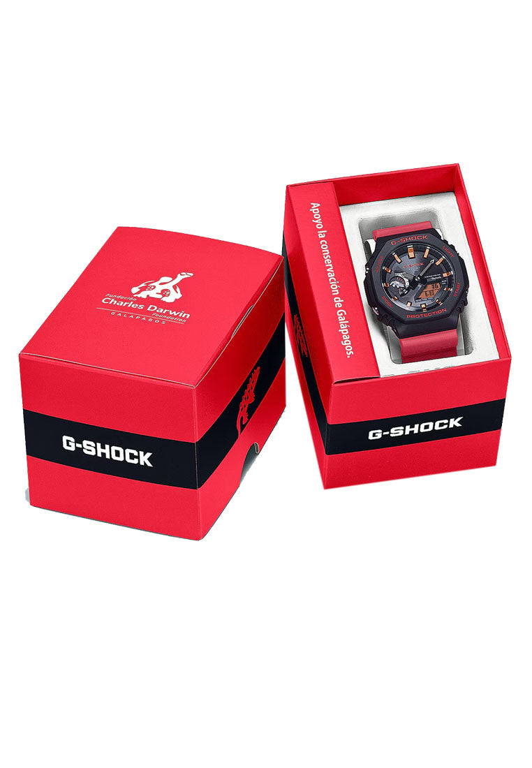Casio G-shock GA-B2100CD-1A4 Charles Darwin Collaboration Digital Analog Rubber Strap Solar Watch for Men-Watch Portal Philippines