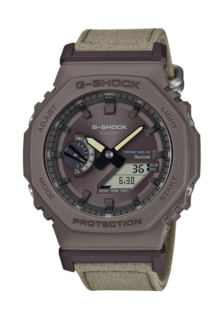 Casio G-shock GA-B2100CT-5A Digital Analog Nylon Strap Watch For Men-Watch Portal Philippines