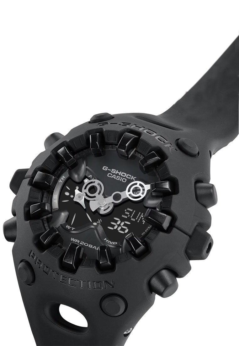 Casio G-shock GA-V01-1A Digital Analog Rubber Strap Watch For Men-Watch Portal Philippines