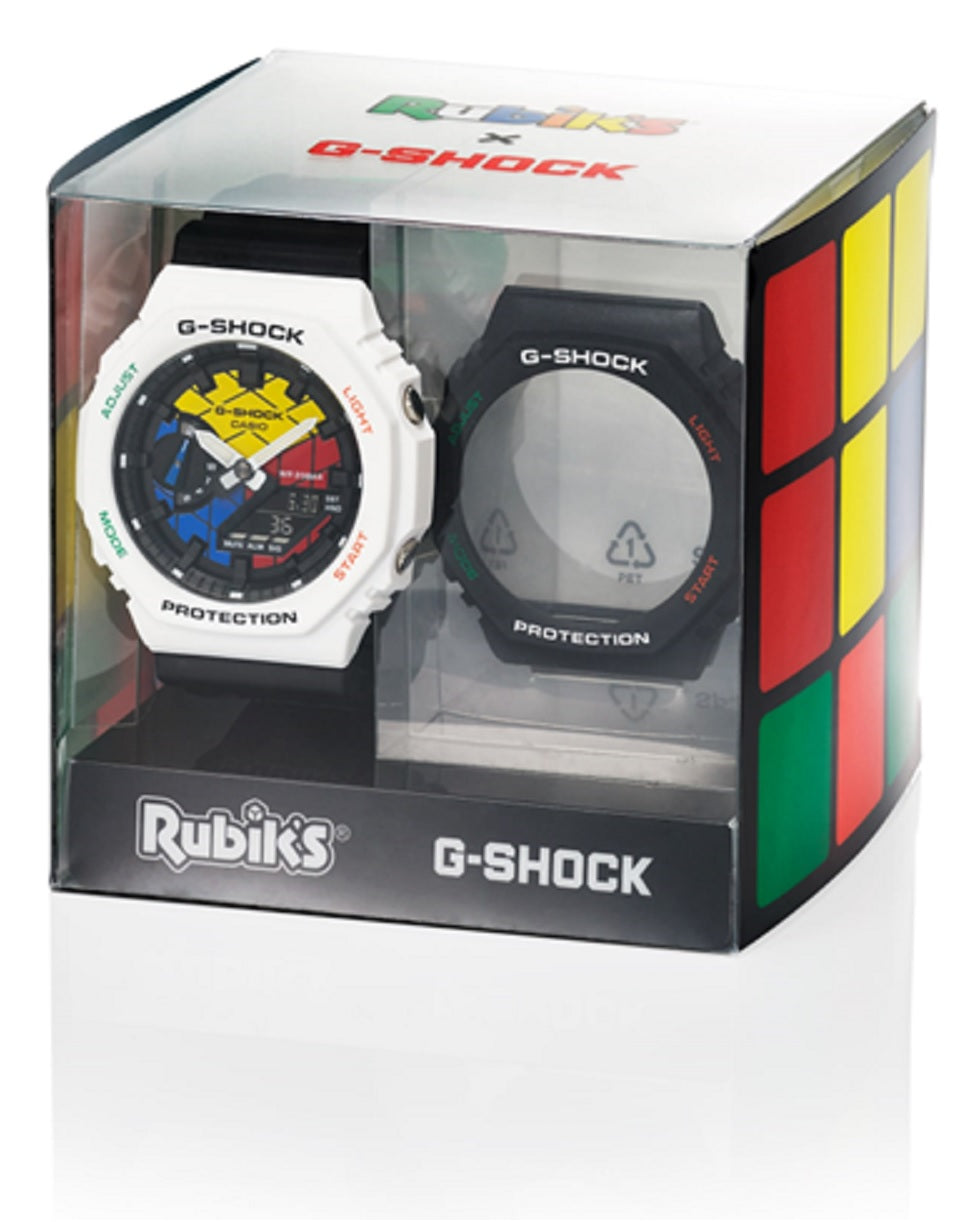 Casio G-shock GAE-2100RC-1A Rubik's Cube Digital Analog Limited Edition Watch for Men-Watch Portal Philippines