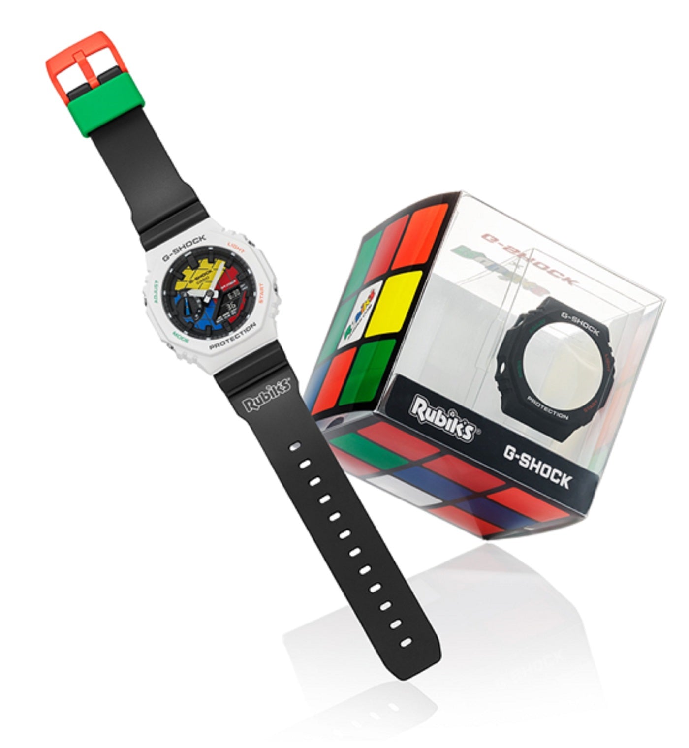 Casio G-shock GAE-2100RC-1A Rubik's Cube Digital Analog Limited Edition Watch for Men-Watch Portal Philippines